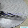 0.32mm Adhesive PVC Films with Round Hole/ Anti-UV White PVC Film for Curtains